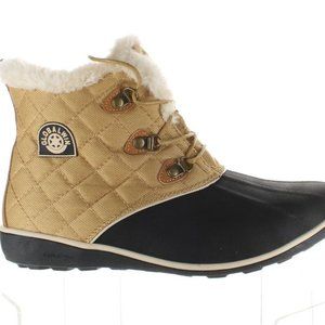 Global Win Womens Tan Snow Boots Size 11 (2225932)